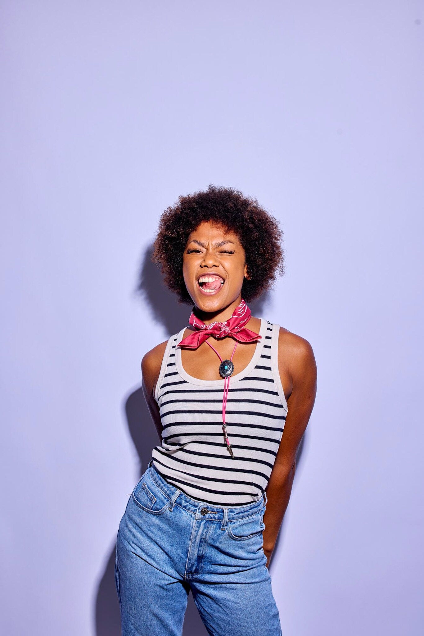 Earthy Red Wildflowers and Wild Horses bandana