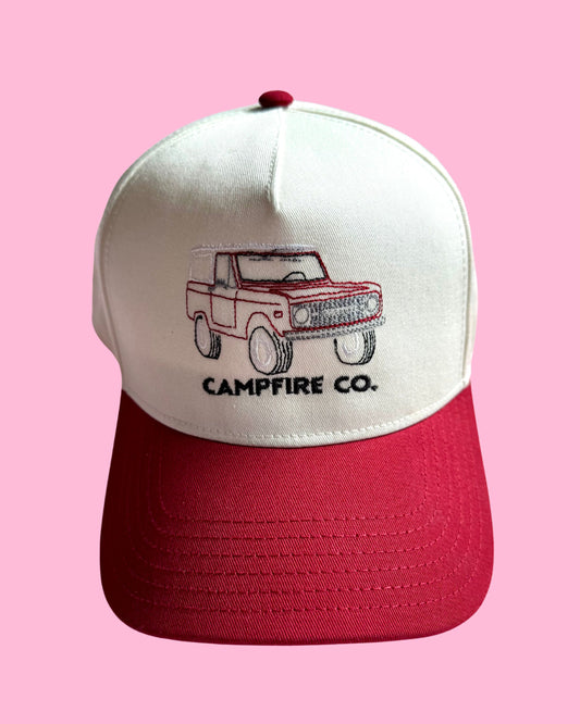 Vintage Bronco two-tone cap