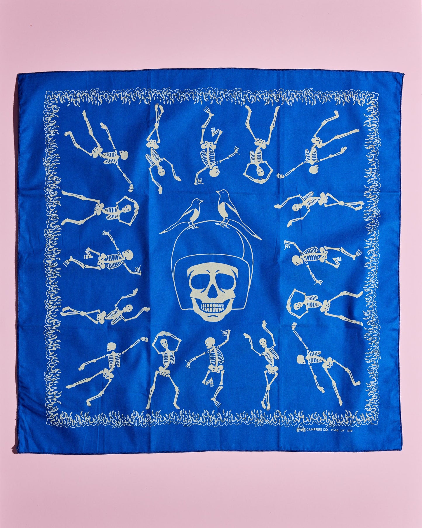 Blue Ride or Die Bandana