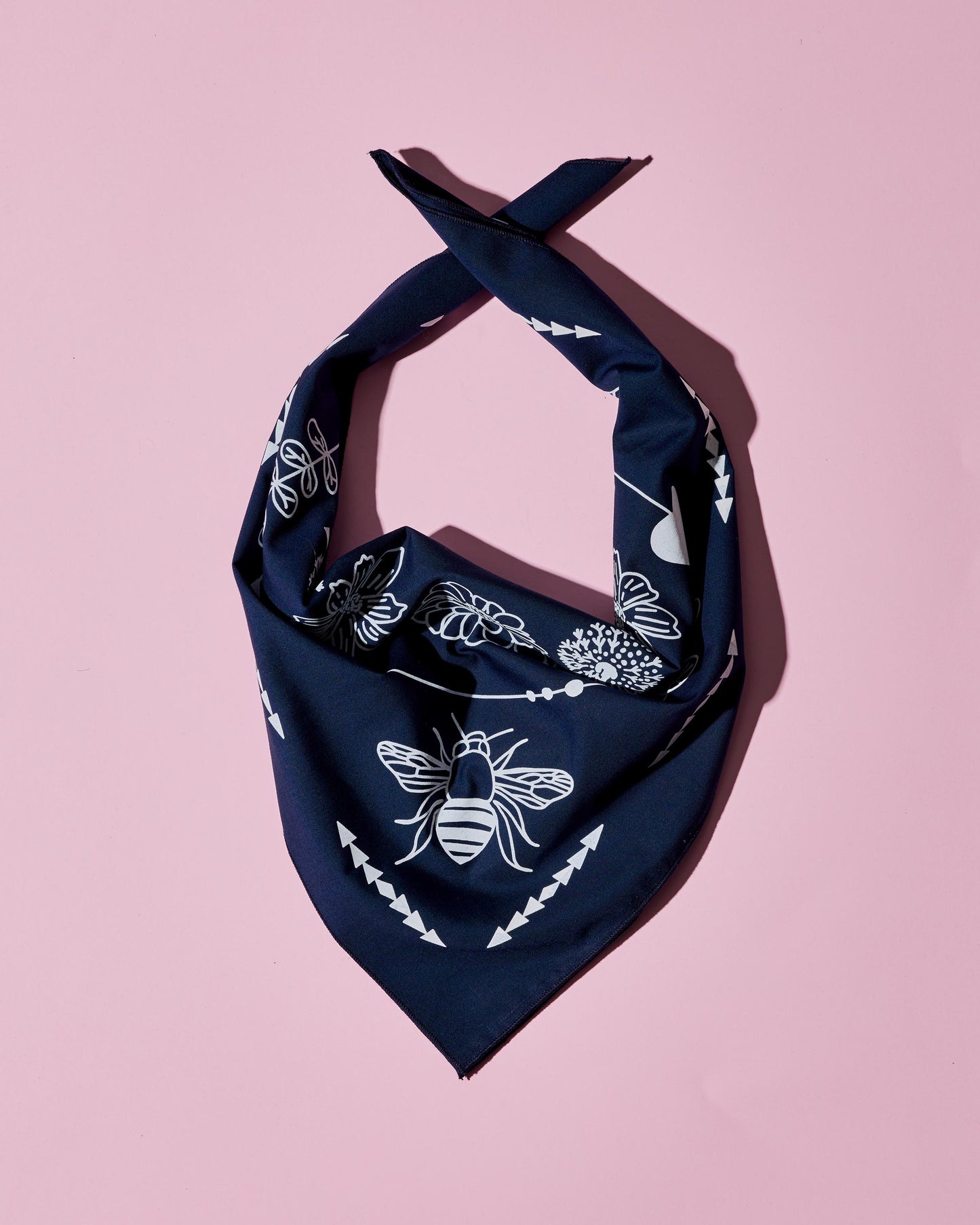 Navy Growing Together Bee Bandana