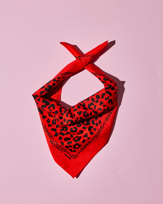 Red and Black Wild Side Bandana