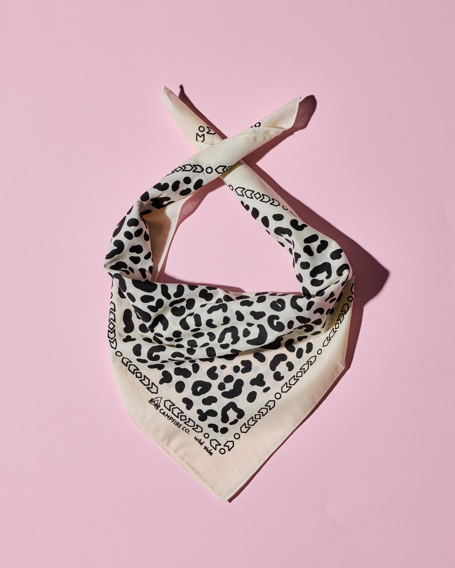 White and Black Wild Side Bandana