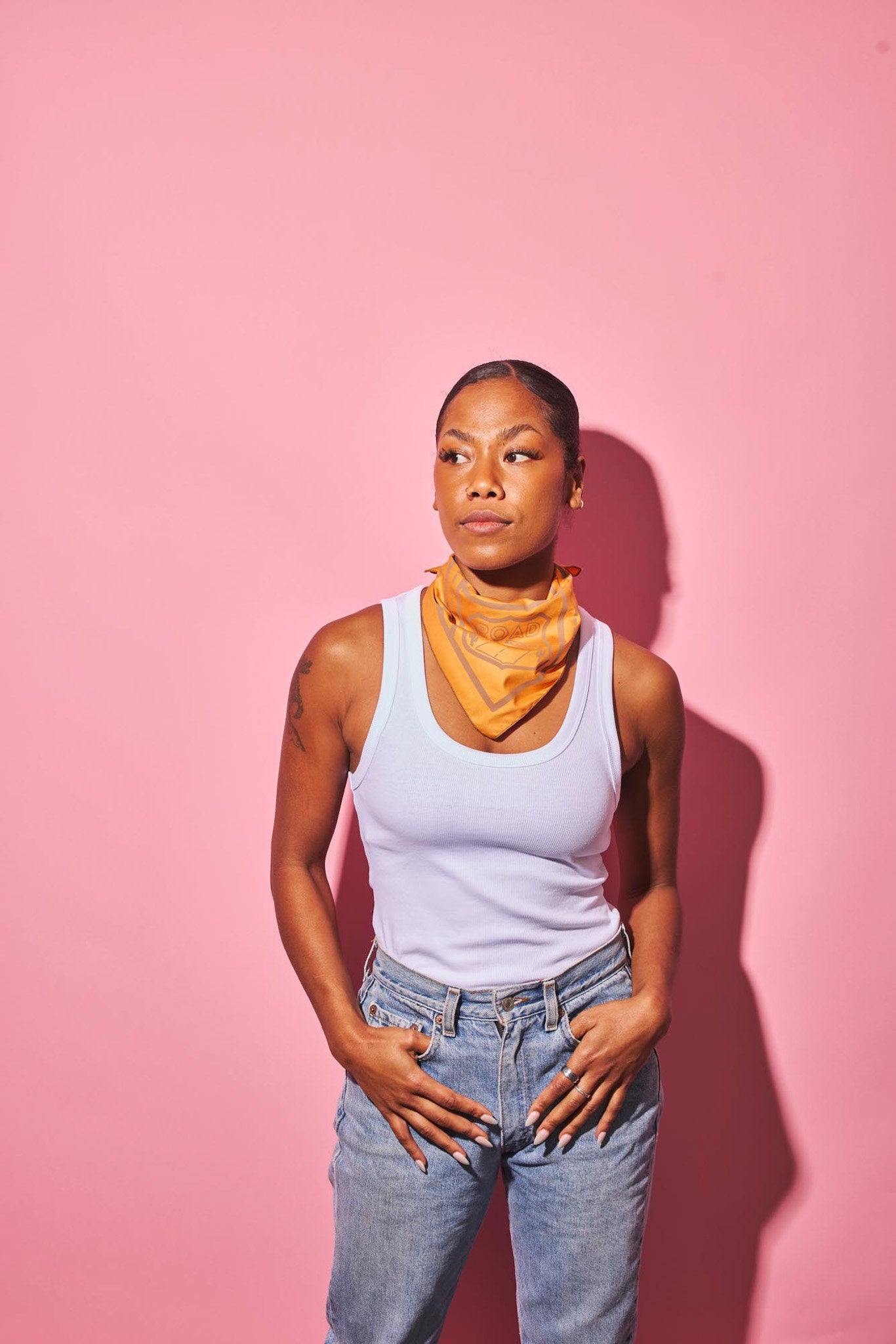 Caramel and Brown Road trip bandana