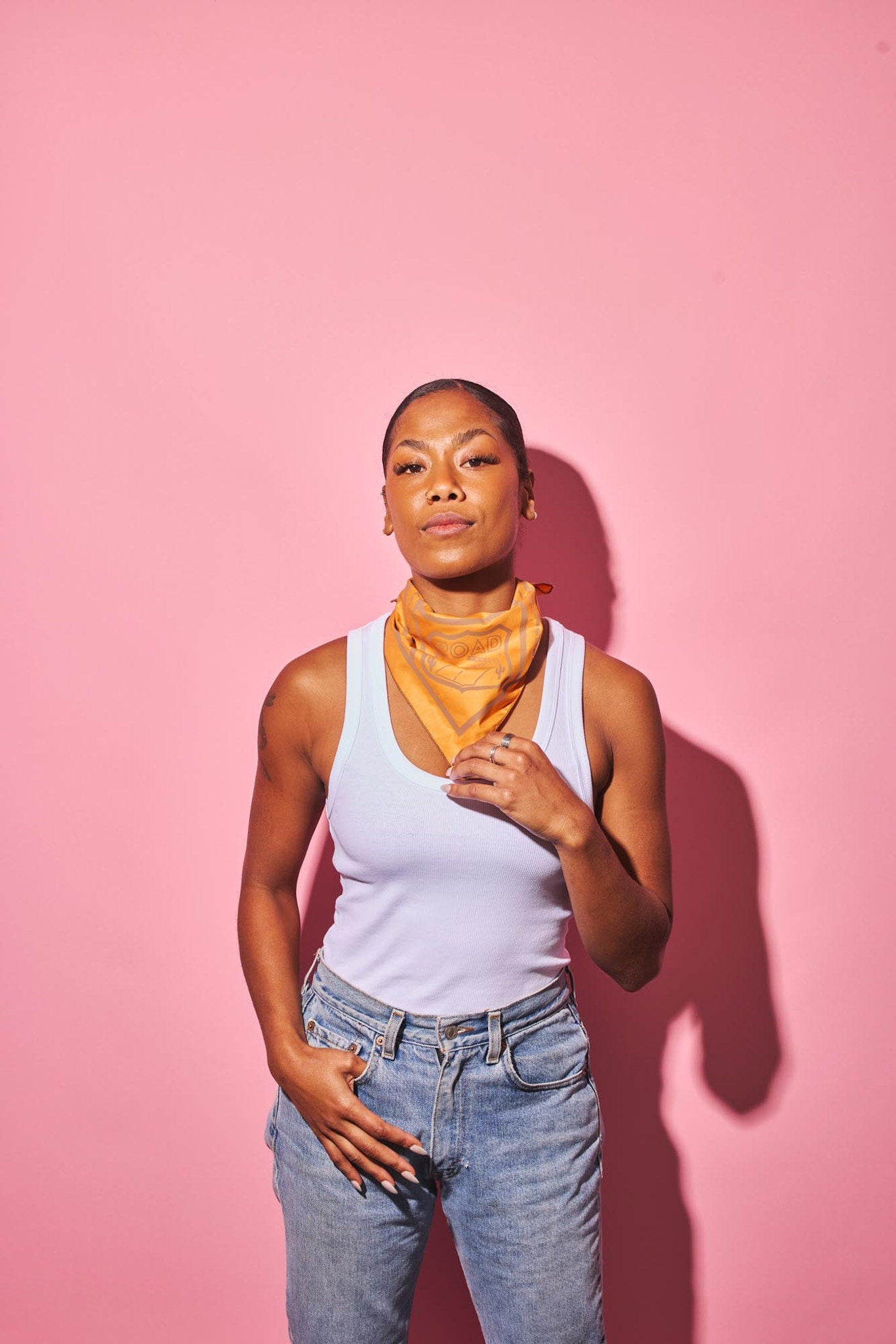 Caramel and Brown Road trip bandana