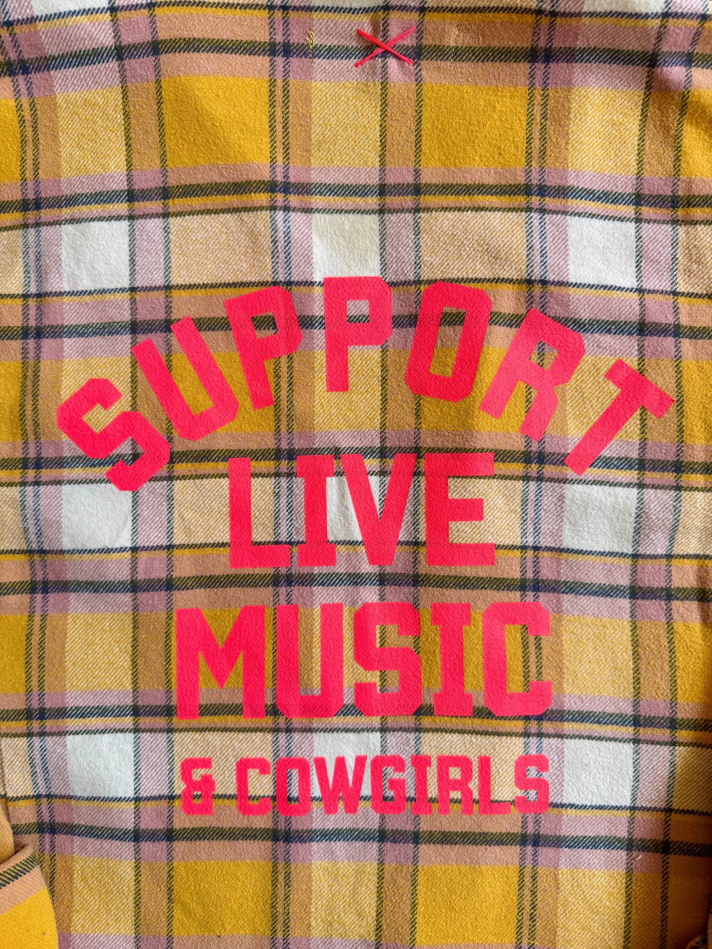 Yellow & Pink Smiley Flannel Shirt – Neon Rebel Edition 07