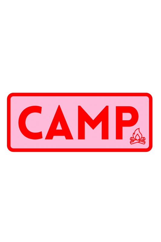 Campfire Co "CAMP" Sticker