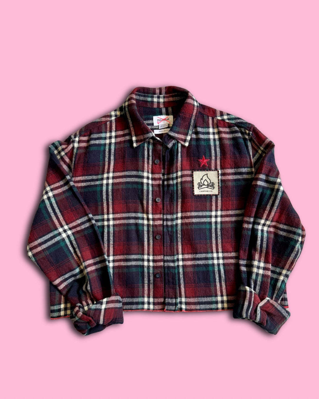 Flannel Checked Swallows Shirt – Neon Rebel Edition 05