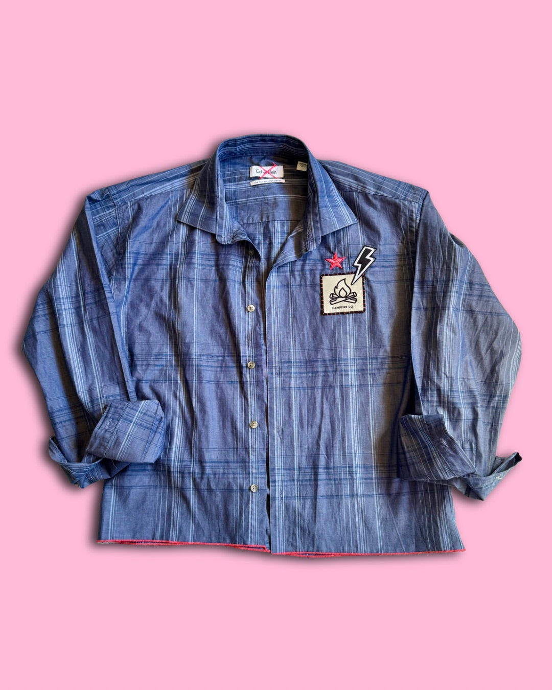 Fine Cotton Check Lightning Shirt – Neon Rebel Edition 08