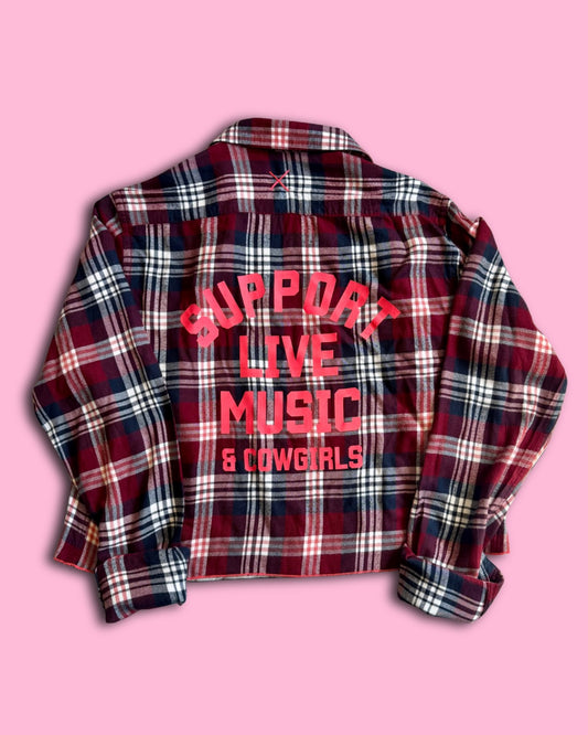 Extra Soft Flannel Check Heart Shirt – Neon Rebel Edition 09