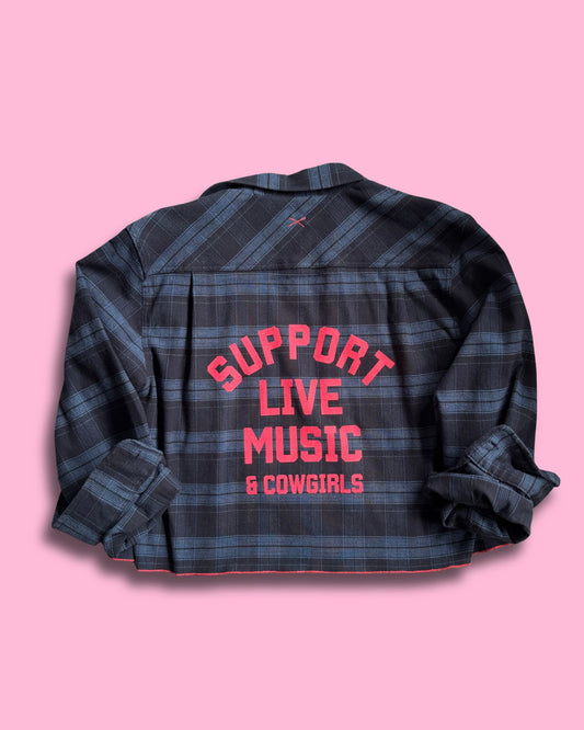 Upcycled Heavyweight Flannel – Neon Rebel Edition 01